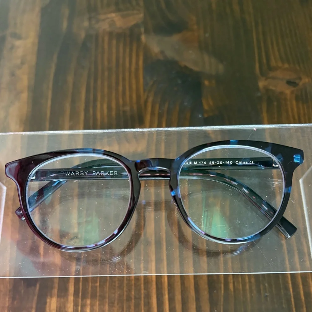 Warby Parker Sadie Riverbed Tortoise Blue Men’s or Women's Glasses Frames